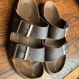 Birkenstock Arizona in Oiled Habana Leather